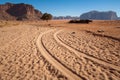 Wadi Rum Ã¢â¬â Jordan desert Royalty Free Stock Photo